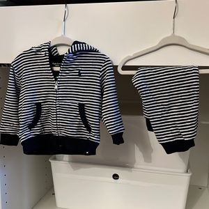 Ralph Lauren matching boys terry cloth set